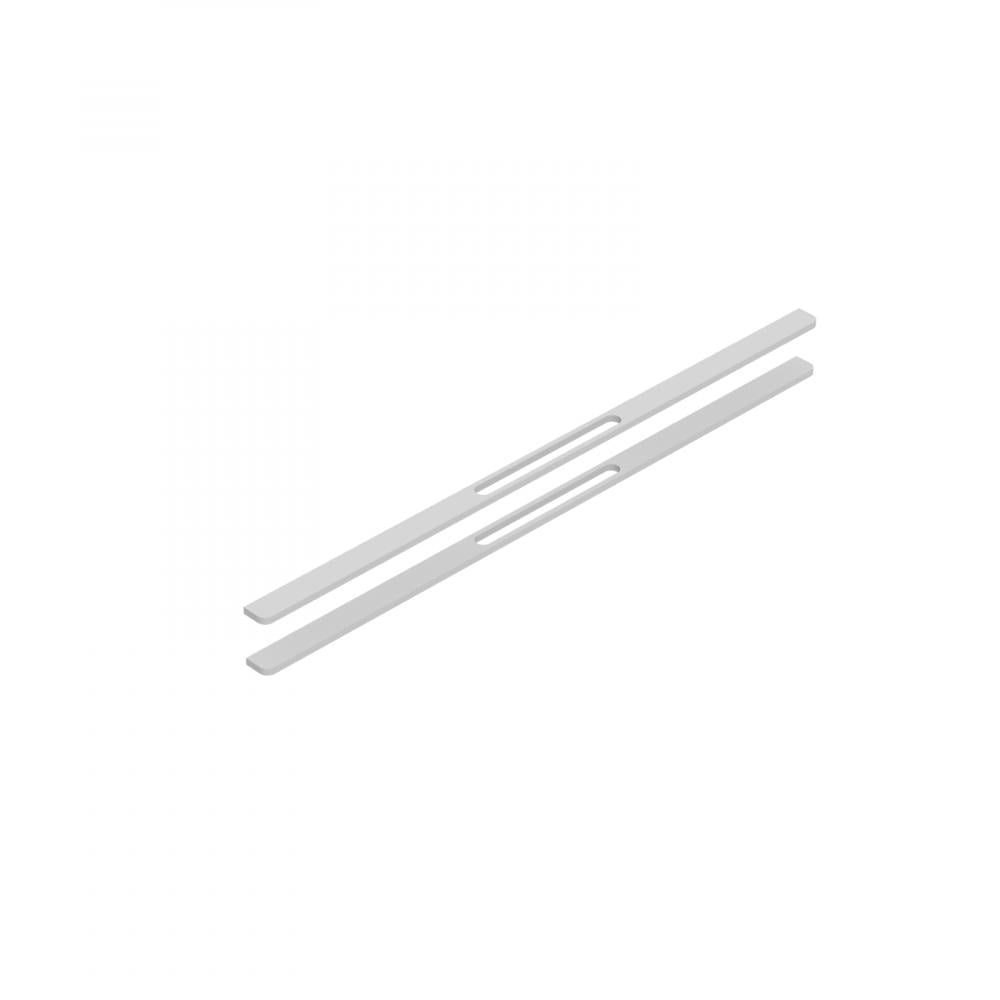 Handtag - A, 2 st, 80 cm, Borstad aluminium