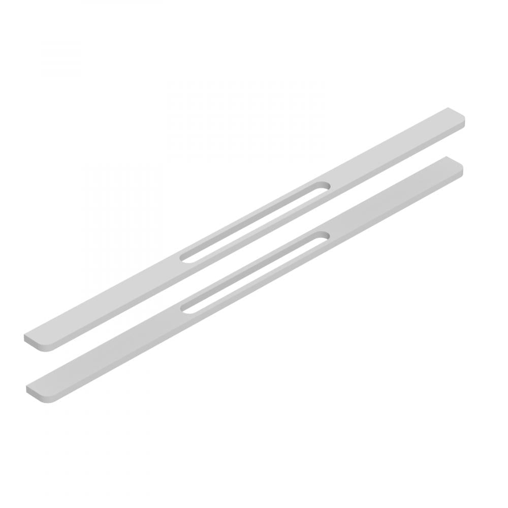 Handtag - A, 2 st, 60 cm, Borstad aluminium