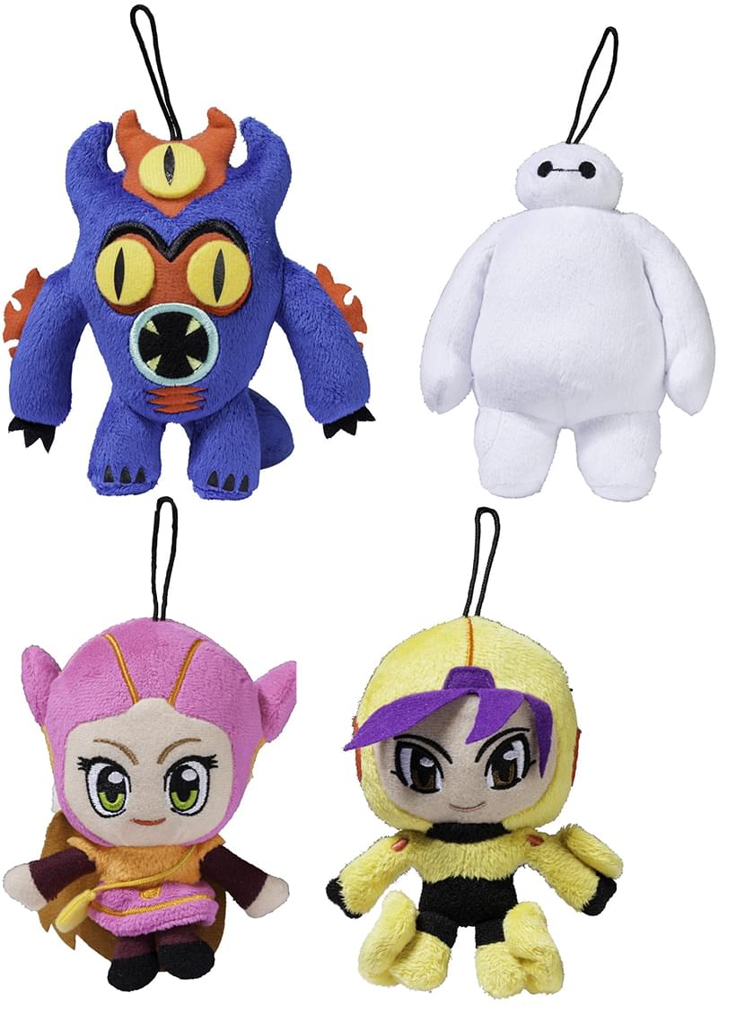 Disney's Big Hero 6 5.5 Plush Set Of 4