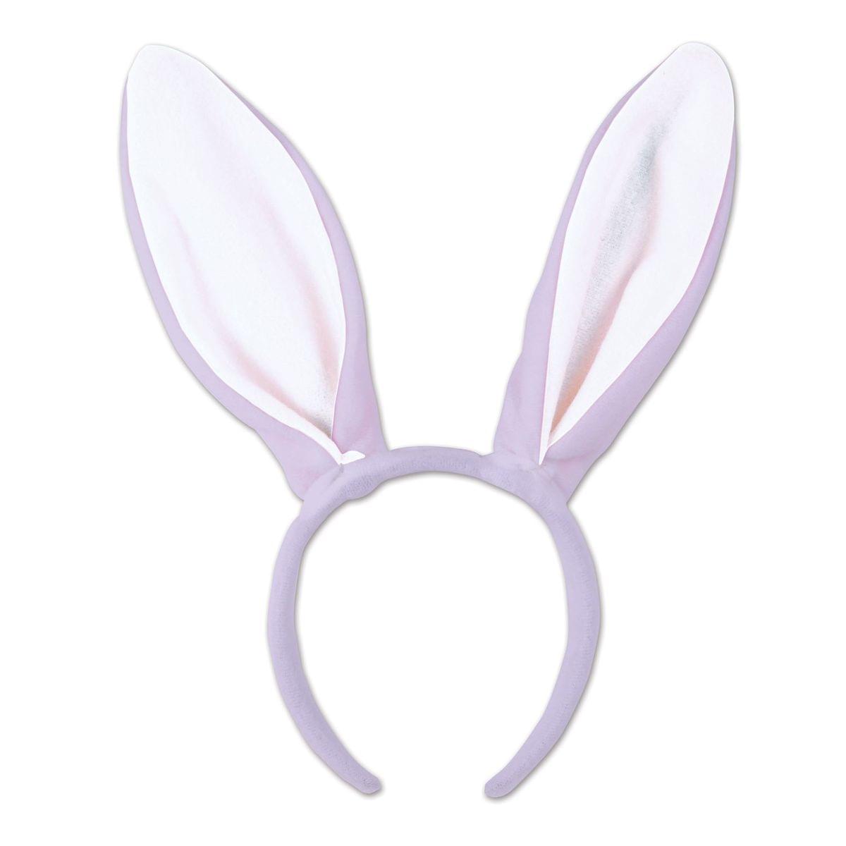 Bunny Ears Lavender/White