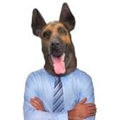 Buck The German Shepard Latex Costume Mask
