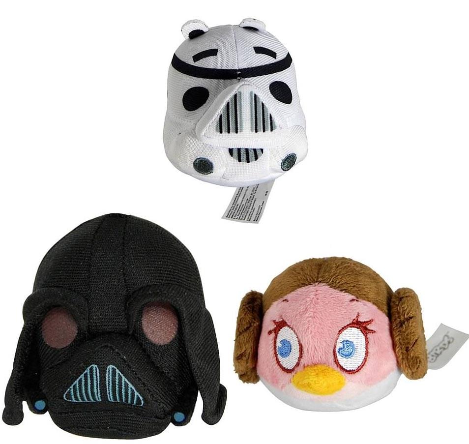 Angry Birds Star Wars 12 Plush: Set Of 3