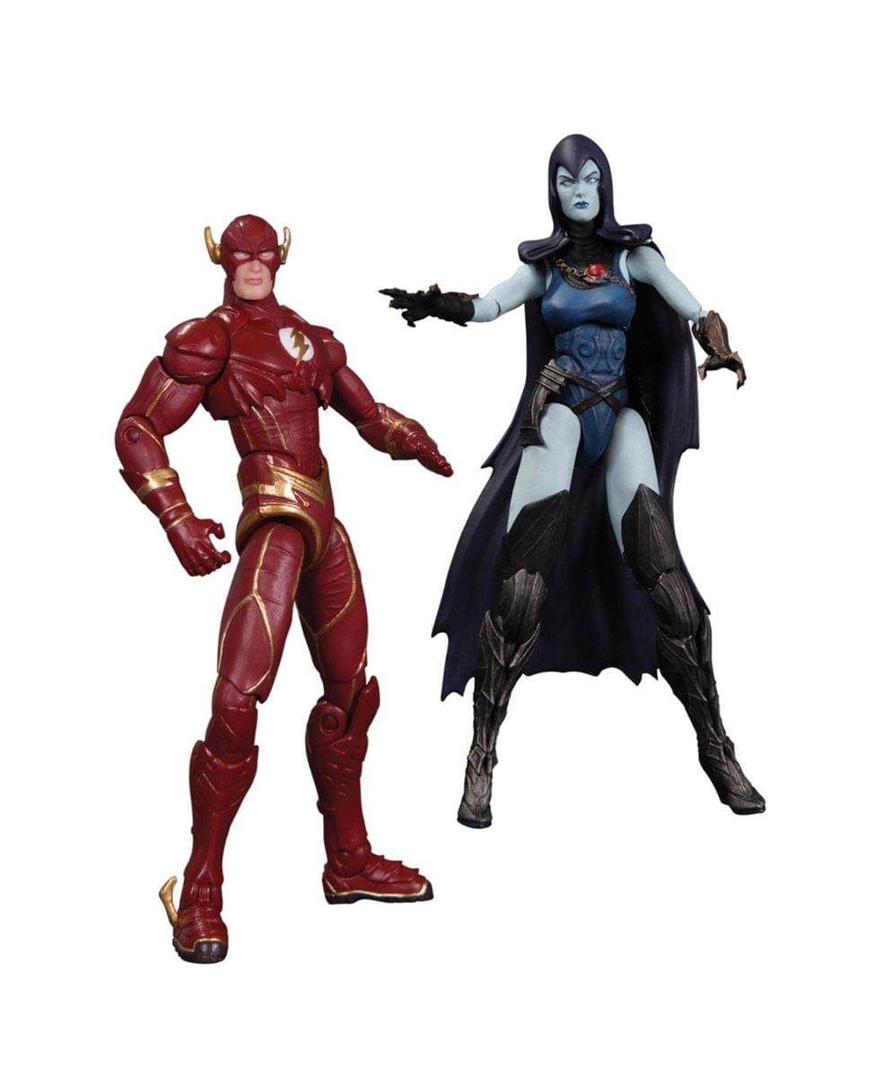DC Comics 3 3/4 Injustice Gods Among Us Action Figures: The Flash Vs. Raven
