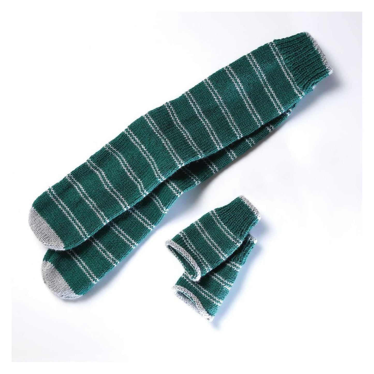 Eaglemoss Harry Potter Knit Craft Set Mittens & Slouch Socks Slytherin
