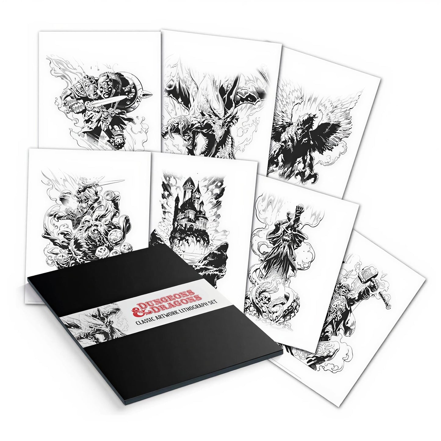 Dungeons & Dragons Lithograph Set