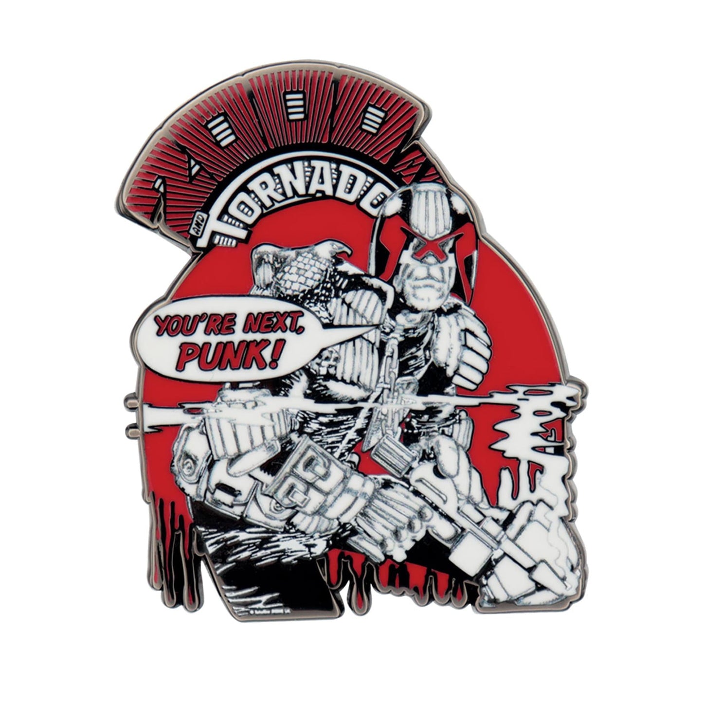 2000 AD Judge Dredd You're Next Punk Limited Edition Enamel Pin
