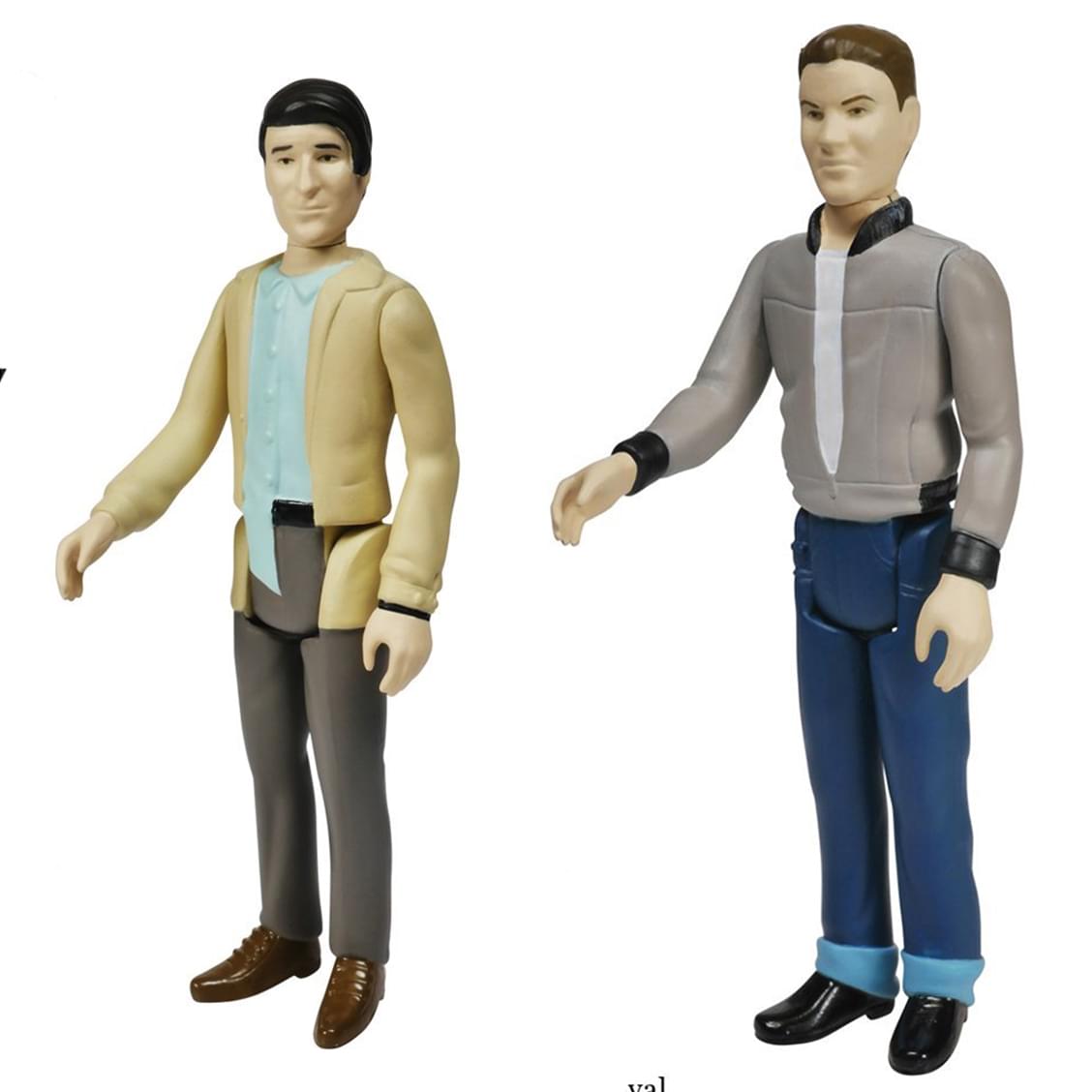Back to the Future 3 3/4 ReAction Action Figure Bundle: Biff & George McFly