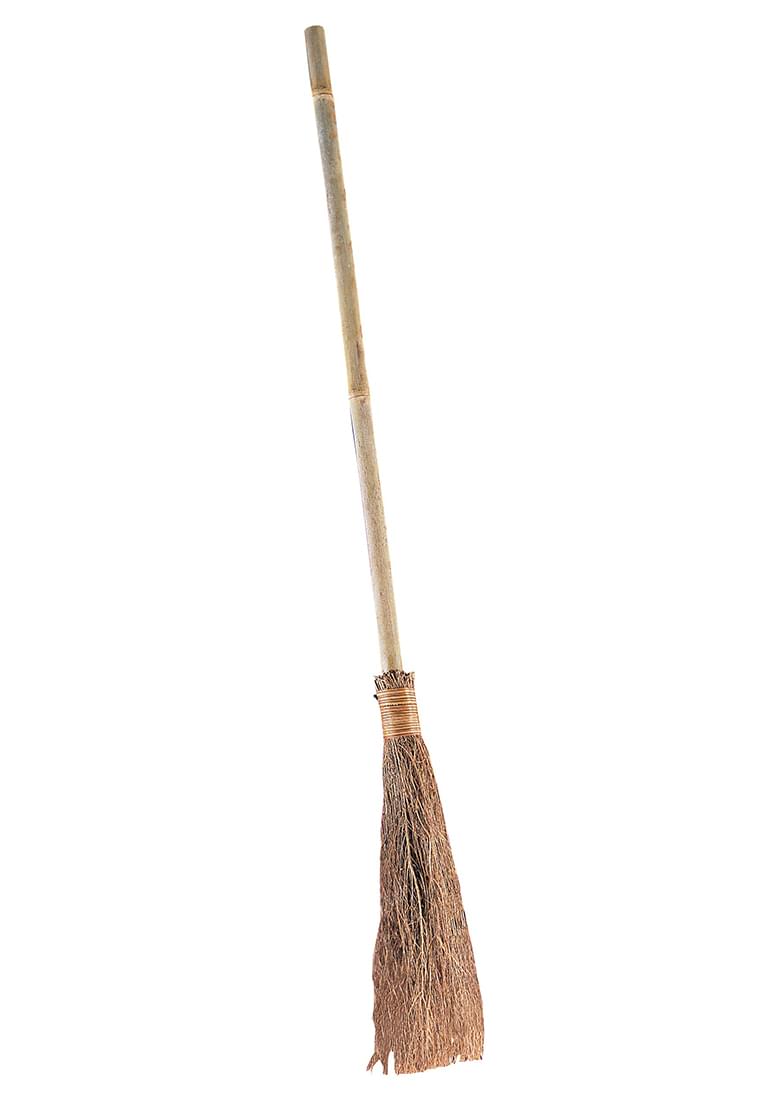 36 Straw Witch Broom Costume Accessory