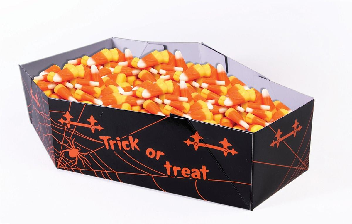 Coffin Candy Bowl Halloween Party Decor