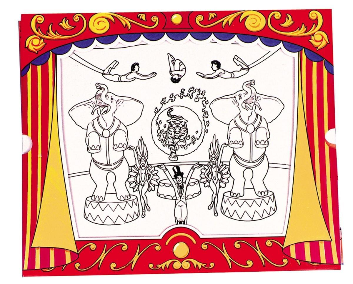 Circus Magic Picture Frame Halloween Décor