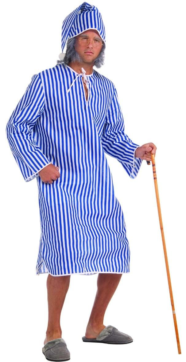Christmas Scrooge Night Shirt Adult Costume Plus