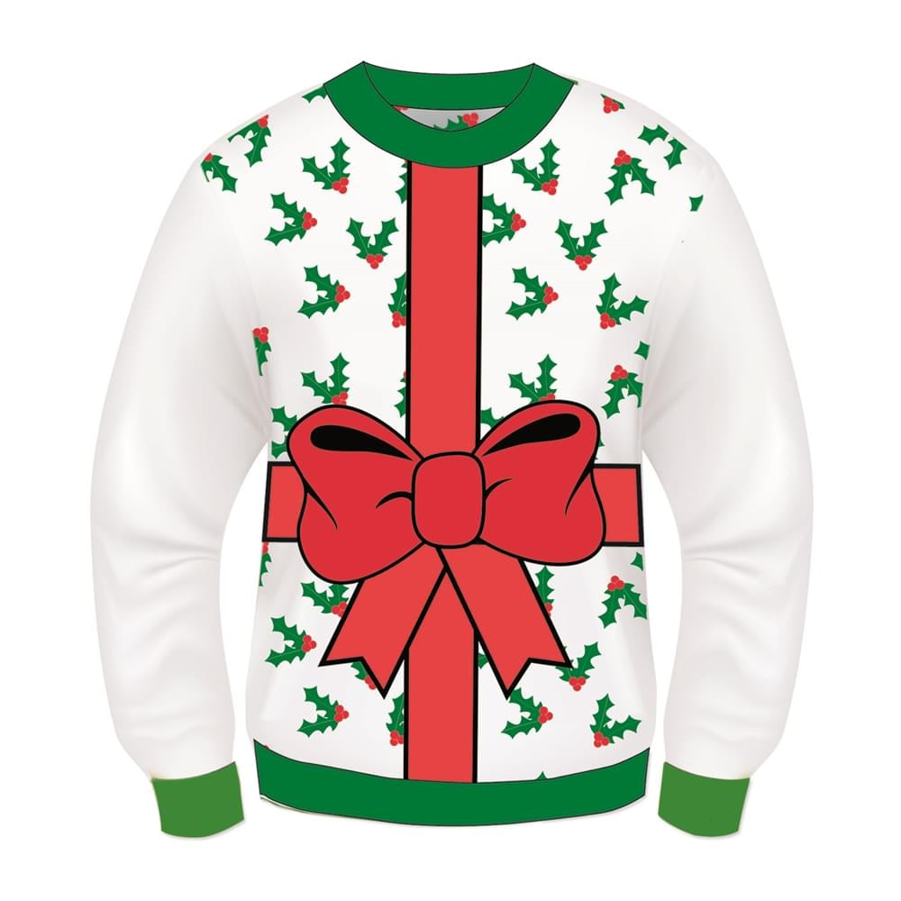 All Wrapped Up Ugly Christmas Sweater Adult