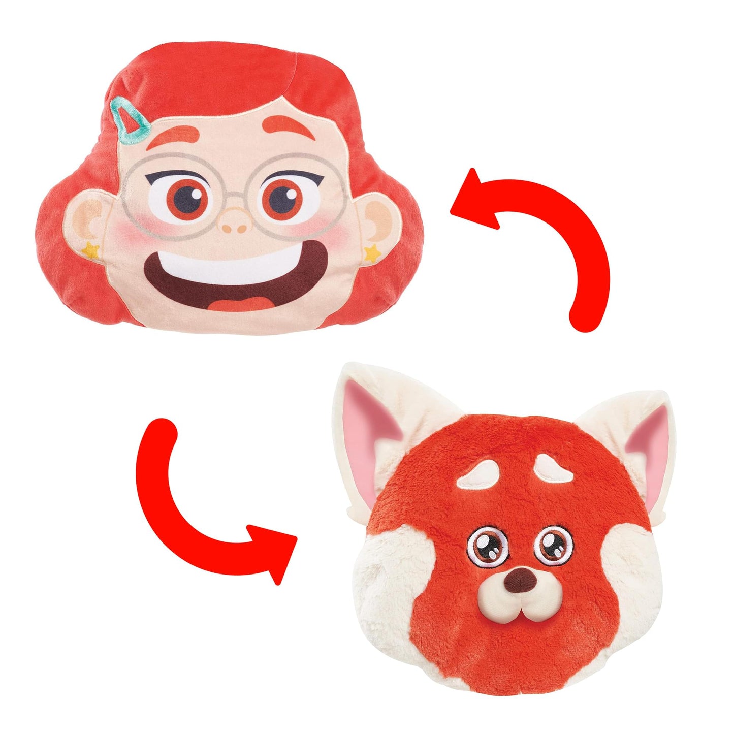 Disney/ Pixar Turning Red Meilin Lee Reversible 11-inch Plush Character Head