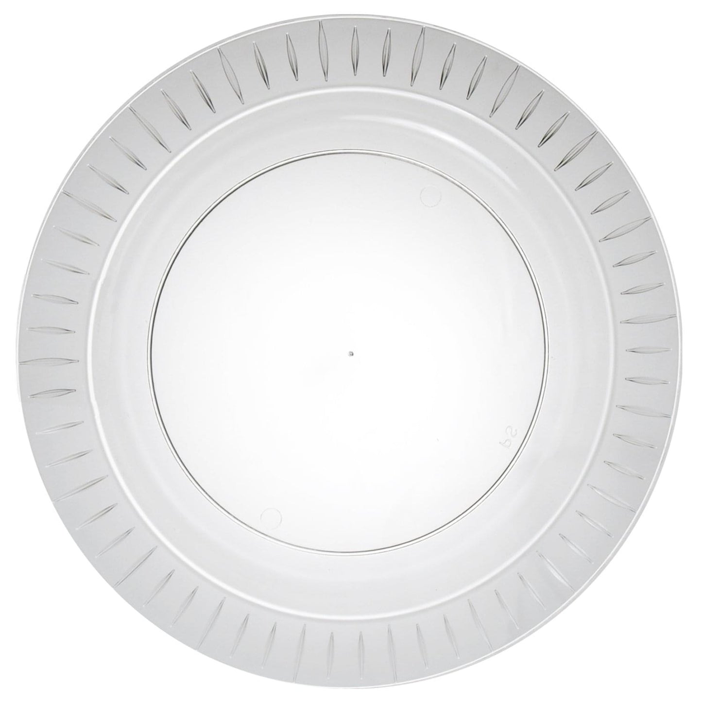 10.25 Plastic Elegance Plates Clear 14 Count