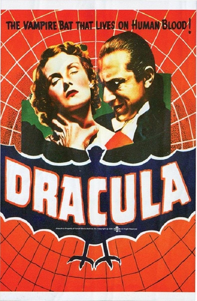 Dracula Movie Poster Cling Halloween Decoration