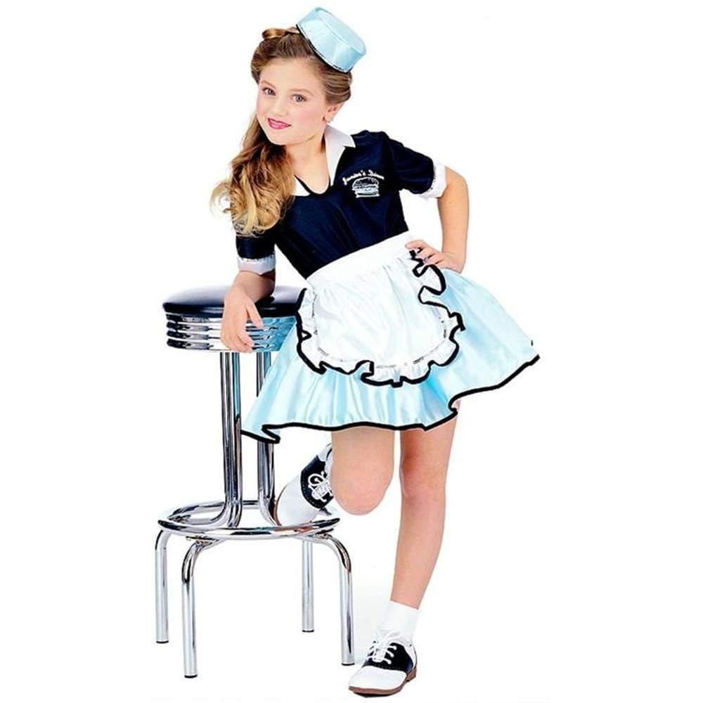 Car Hop Girl Costume Child