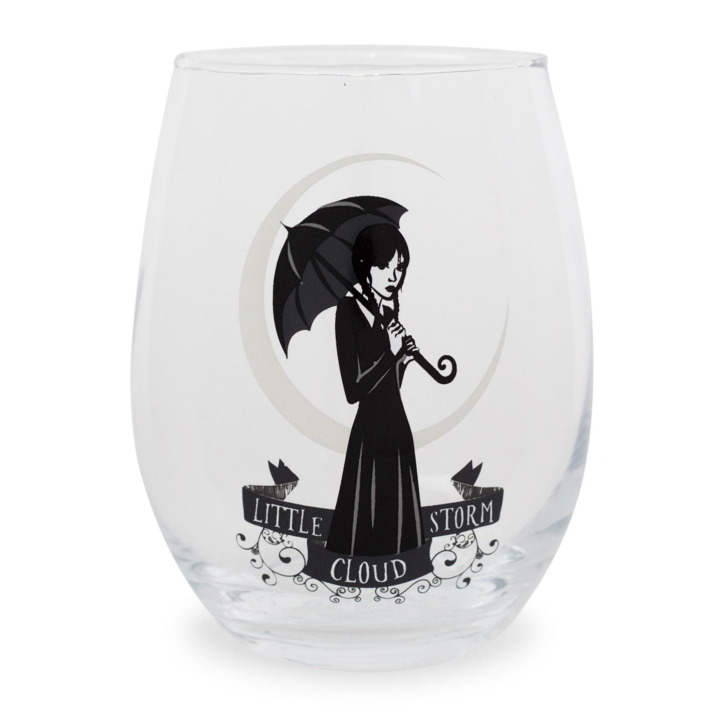 Addams Family Wednesday Little Storm Cloud Stemless Wine Glass | 20 Ounces