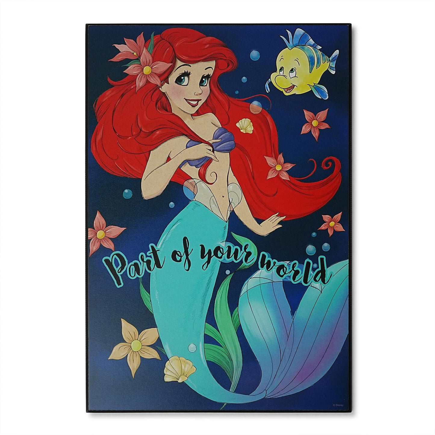 Disney The Little Mermaid Part Of Your World 13 x 19 Inch Hanging Wood Wall Art
