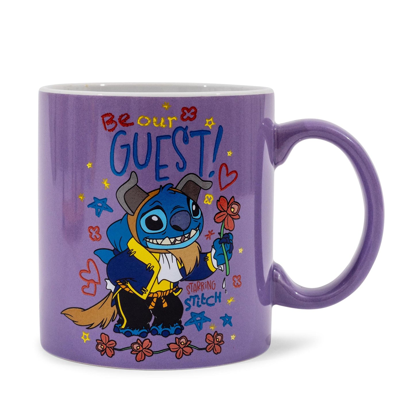 Disney Lilo & Stitch Be Our Guest Ceramic Mug | Holds 20 Ounces