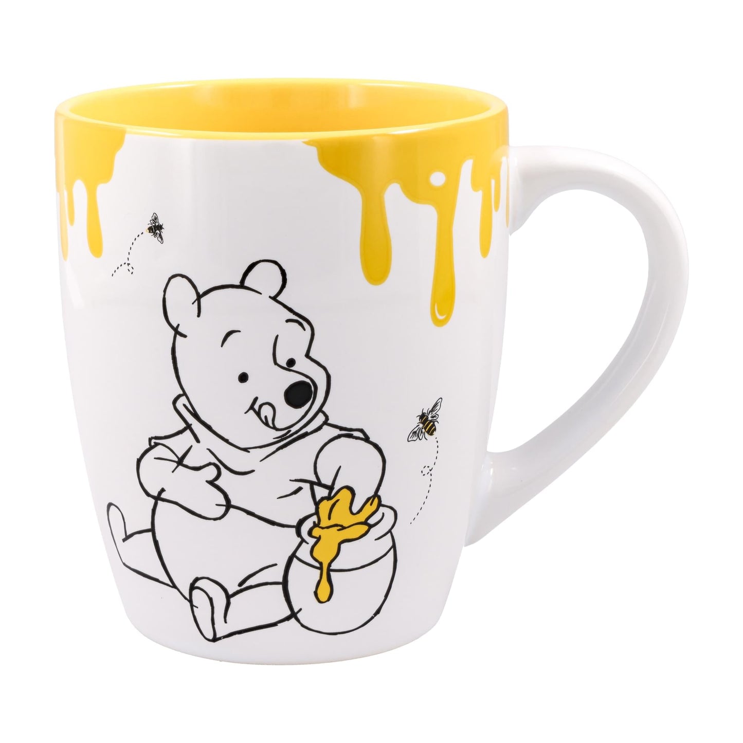 Disney Winnie The Pooh Sweet As Can Bee Ceramic Mug | Holds 25 Ounces