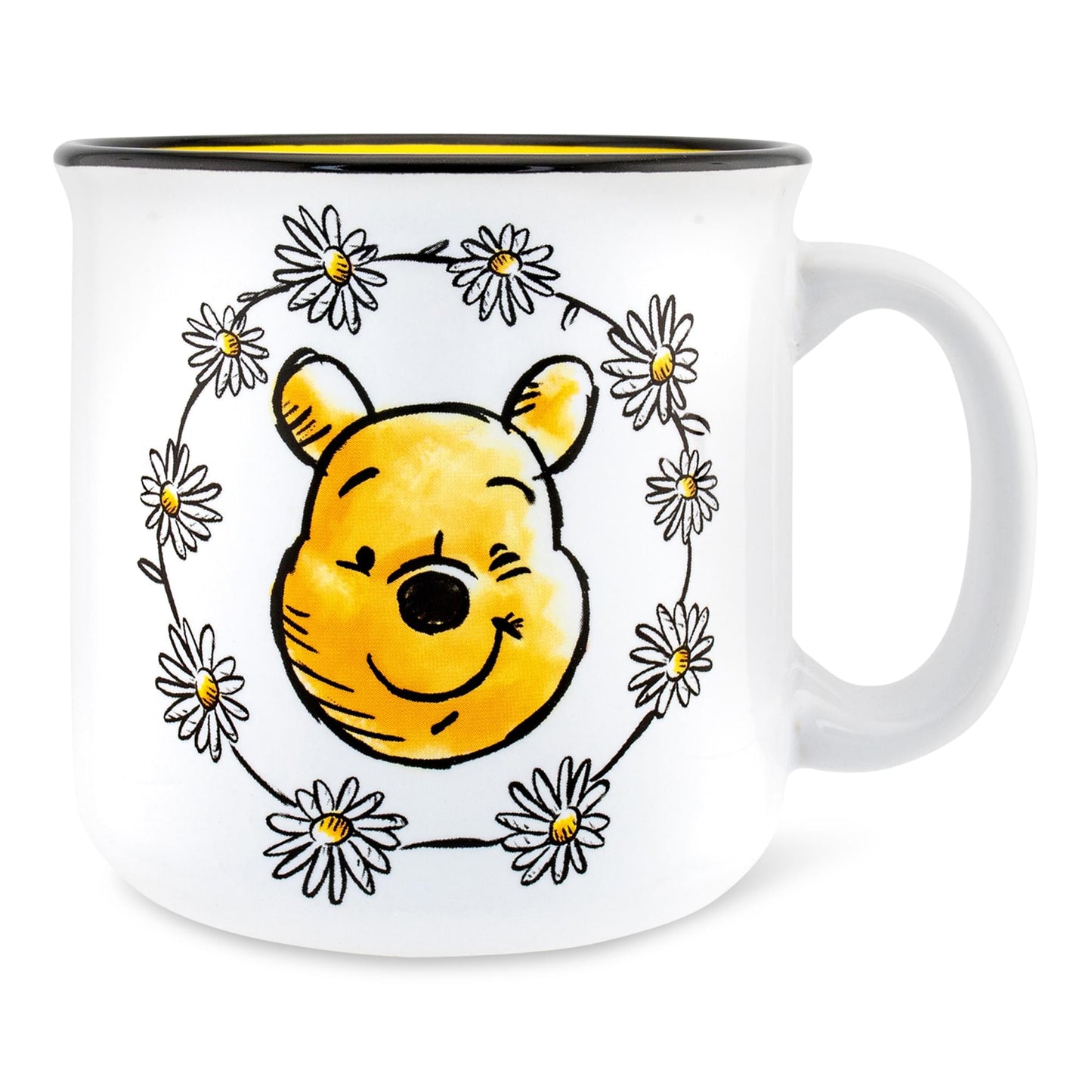 Disney Winnie the Pooh Enjoy The Little Things Ceramic Camper Mug | Holds 20 Ounces