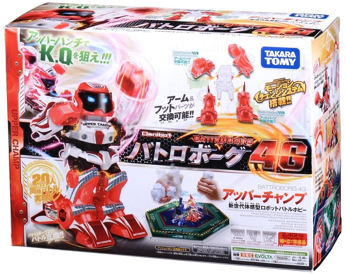 Battroborg 4G Boxing Robot Upper Champ Red by Takara