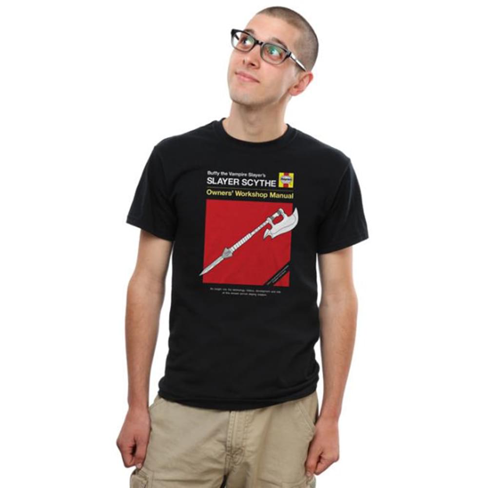 Buffy the Vampire Slayer Slayer Scythe Adult T-Shirt