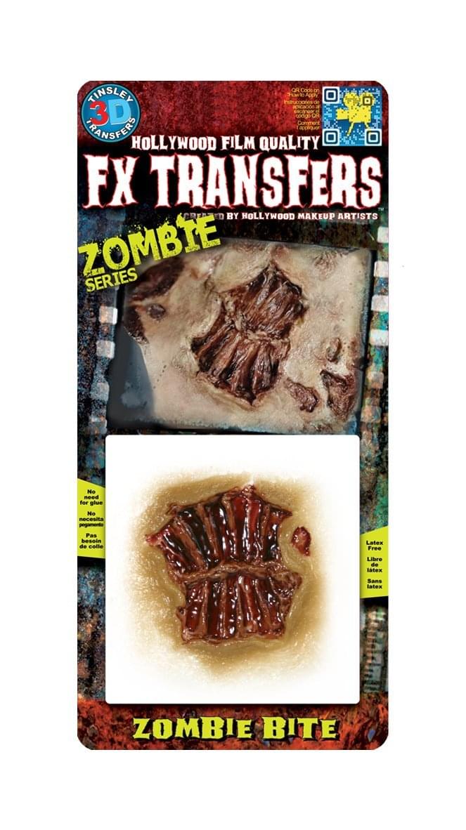 Costume 3D FX Transfers: Small Zombie Bite