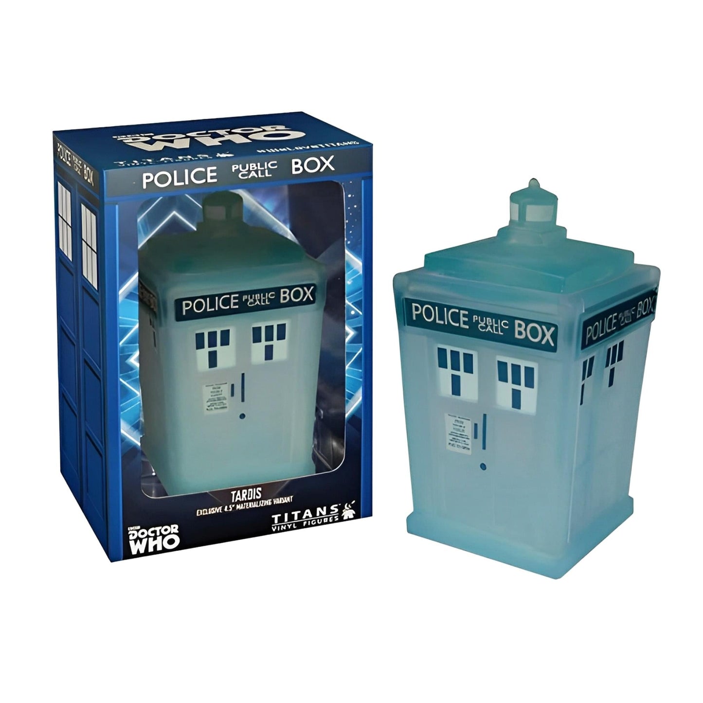 Doctor Who 4.5 TARDIS Vinyl Figure, Materializing Variant