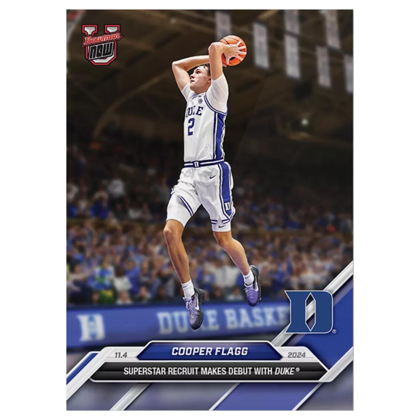 2024-25 Bowman U NOW Cooper Flagg Basketball Card