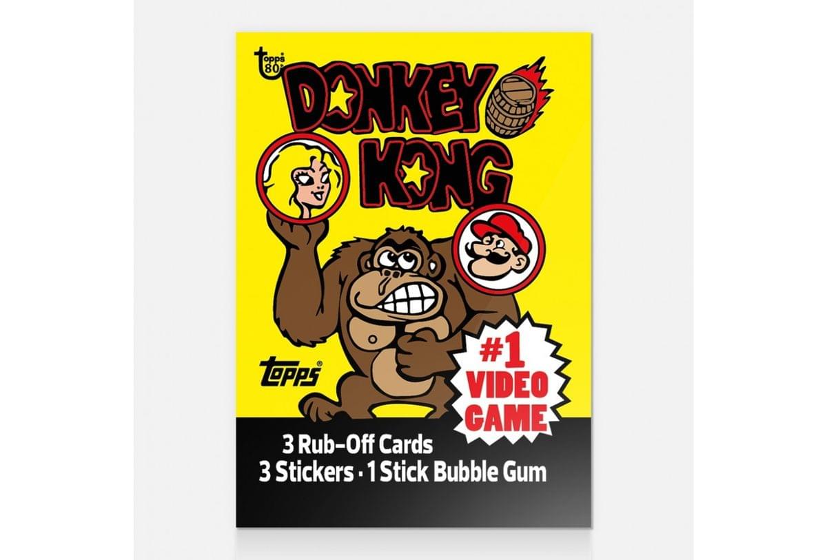 Donkey Kong 1982 Topps 80th Anniversary Wrapper Art Card #20