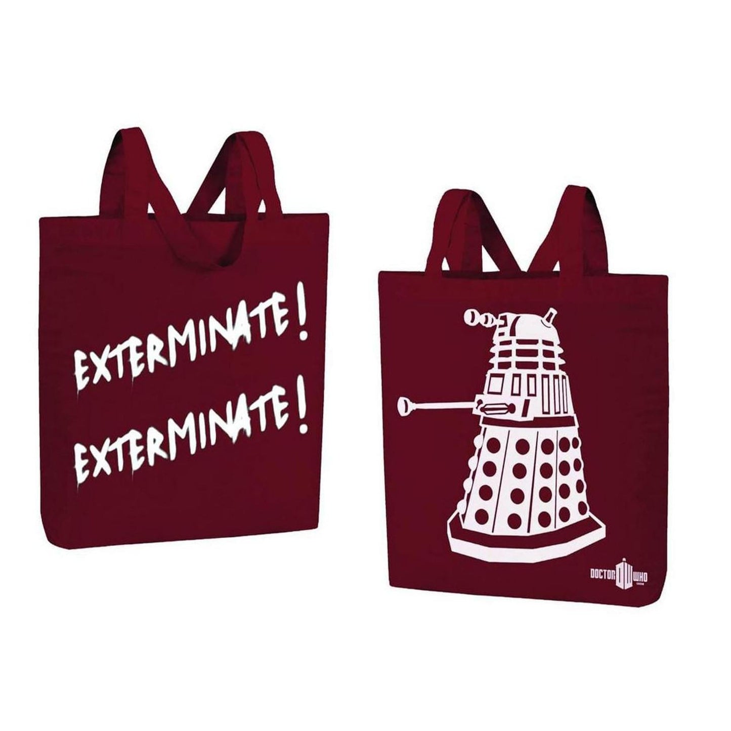 Doctor Who Dalek Exterminate! Exterminate! Large Tote Bag