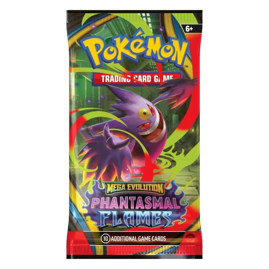 Pokémon Mega Evolution: Phantasmal Flames Booster Pack (MAX 20 PER KUND)