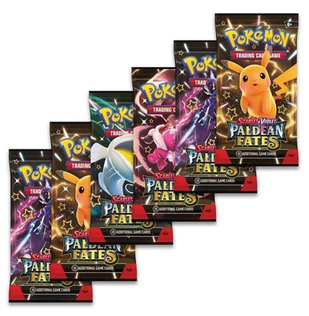 Pokémon Scarlet & Violet 4.5: Paldean Fates Booster Bundle 6-Pack