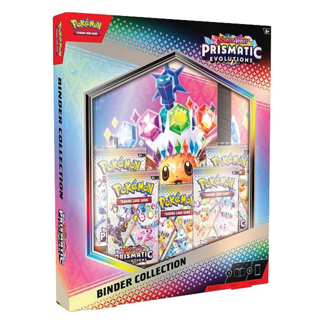 Pokémon Scarlet & Violet 8.5: Prismatic Evolutions Binder Collection Box