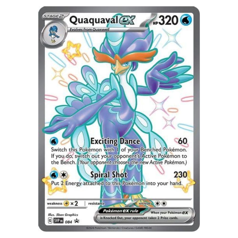 Quaquaval ex - SVP084 Black Star Promo - Pokémon Scarlet & Violet: Paldean Fates