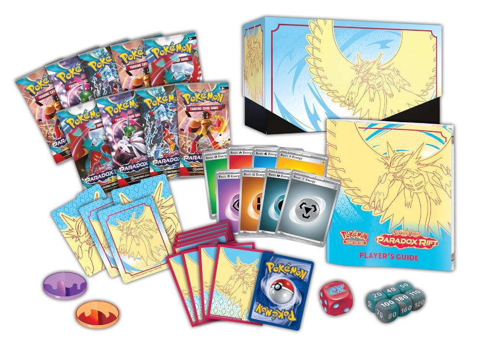 Pokémon Scarlet & Violet 4: Paradox Rift - Roaring Moon Elite Trainer Box