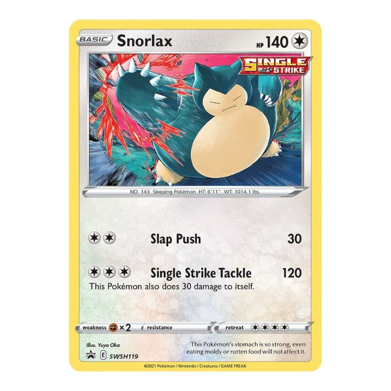 Snorlax Cosmos Holofoil - SWSH119 - Pokémon Black Star Promo