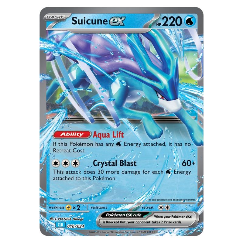 Suicune ex - CLB010 - Pokémon Trading Card Game Classic