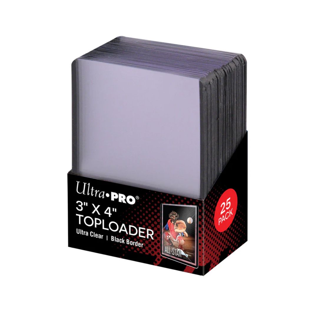 Ultra PRO: Toploader 3x4 Black Border - 25st