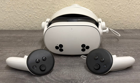Begagnat Meta Quest 3S VR-headset med batterihuvudband – 128 GB