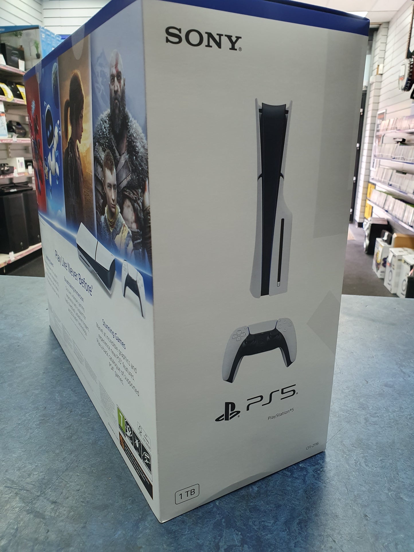 Begagnad PS5 SONY Slim Disc Version NY SKICK