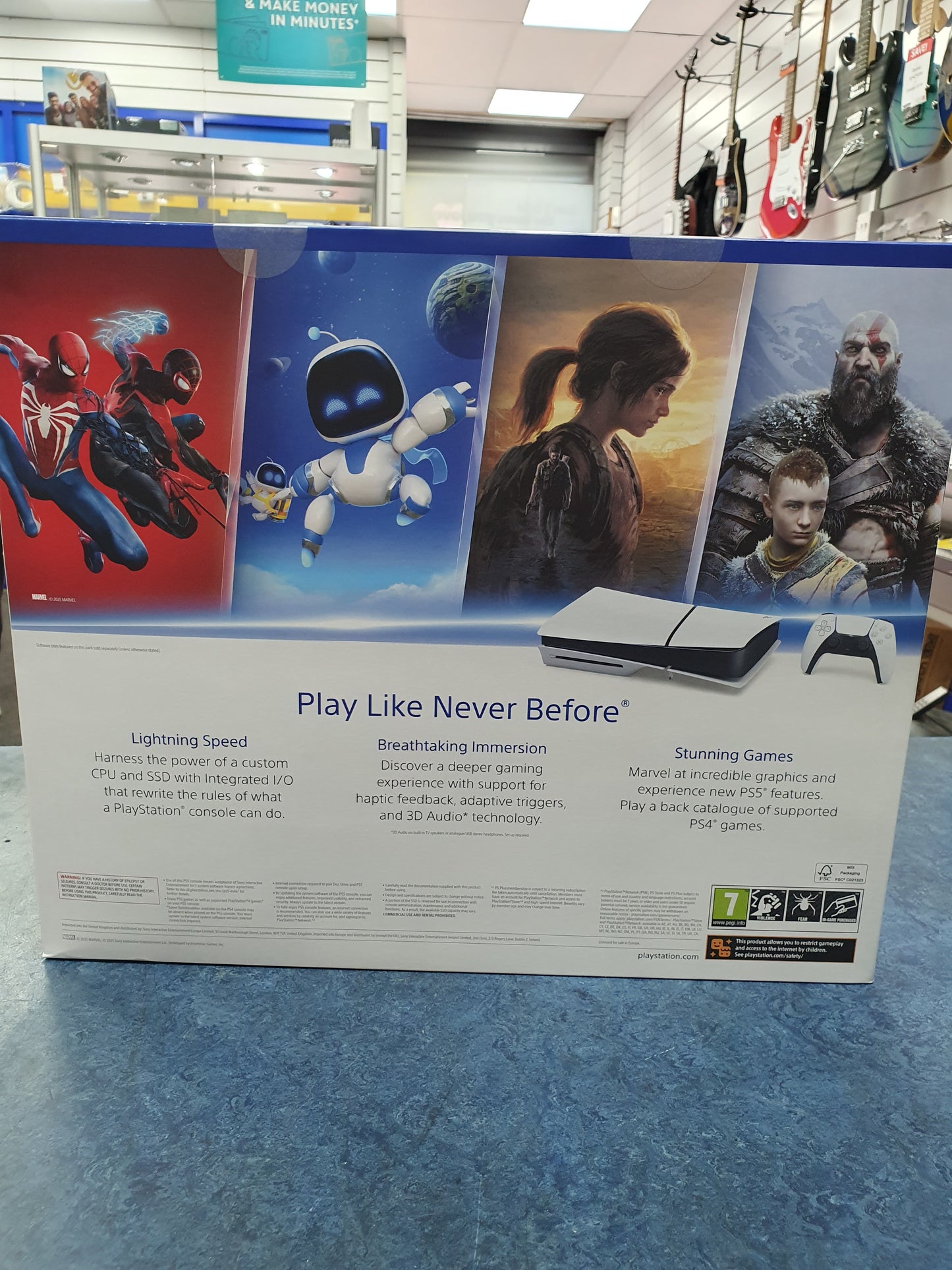Begagnad PS5 SONY Slim Disc Version NY SKICK