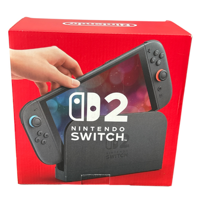 Begagnad Nintendo Switch 2 256GB konsole, Black Joy-Con 2, NY SKICK
