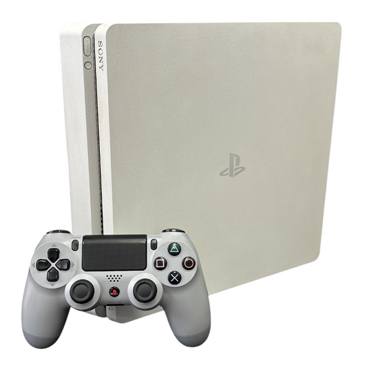 Begagnad Sony PlayStation 4 Slim 500 GB konsol – Vit – Rabatterad