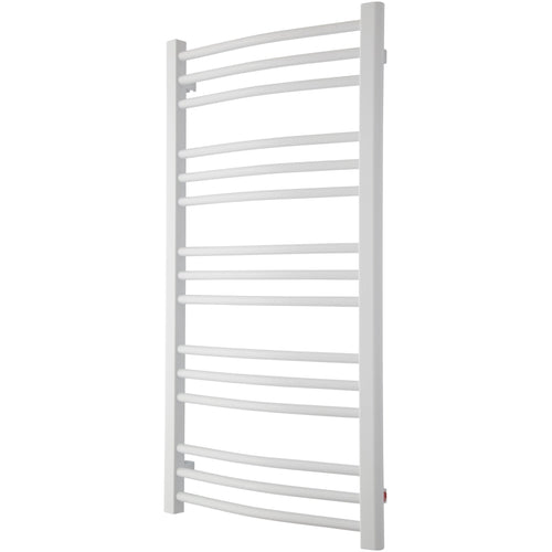 Handdukstork - 61x99 cm - för el och fjärrvärme/centralvärme, 15 horisontella rör - blank vit - NEMO 15-600