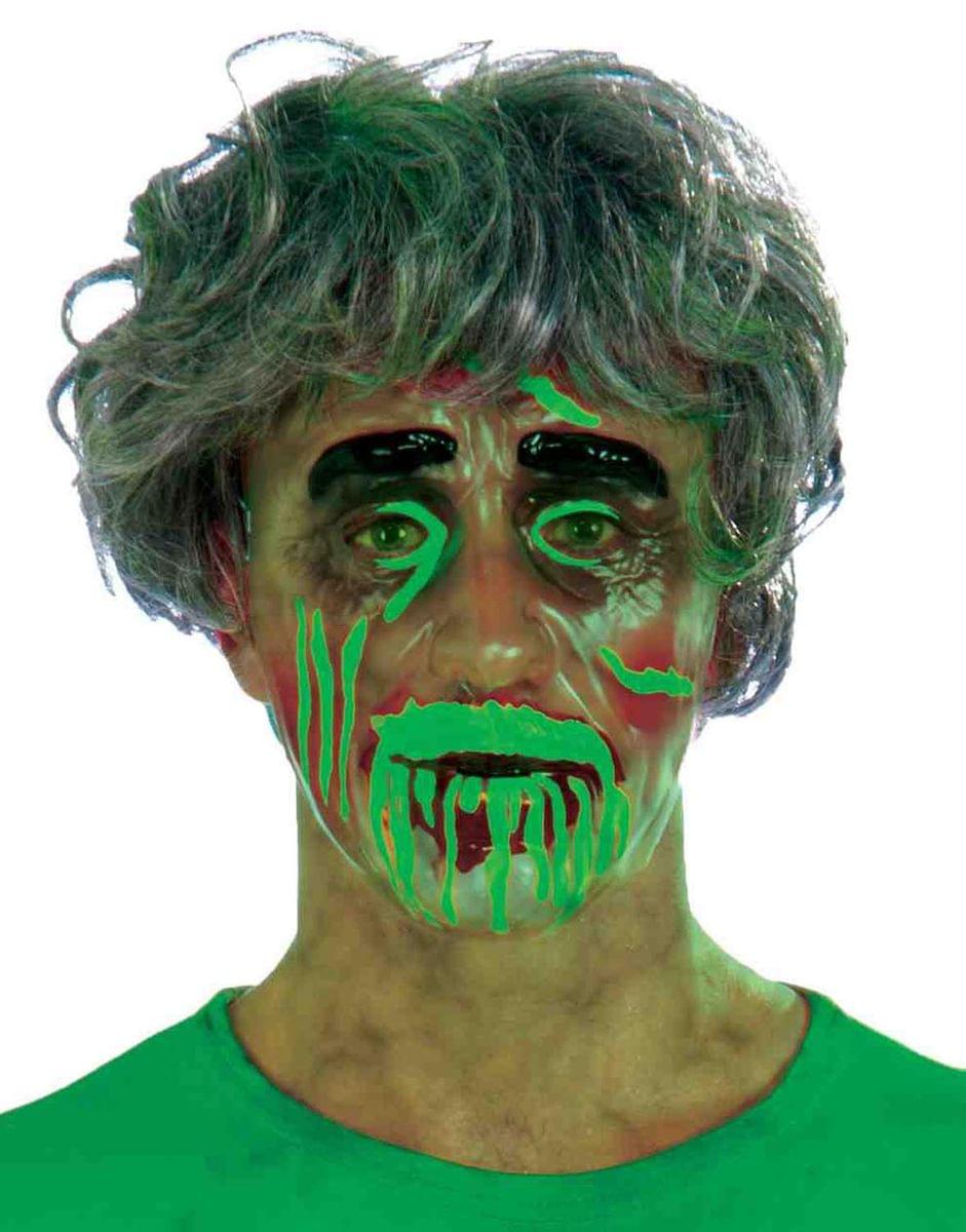 Biohazard Transparent Mask Adult Male Costume Accessory