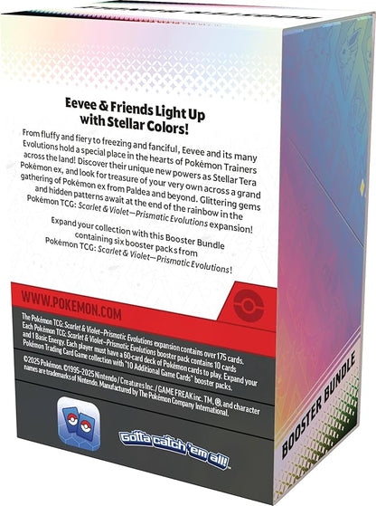 Pokémon TCG Scarlet & Violet – Prismatic Evolutions Booster Bundle