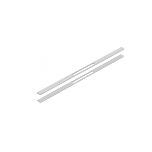 Handtag - A, 2 st, 80 cm, Borstad aluminium