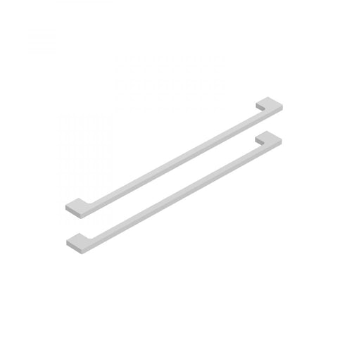 Handtag - B - 2 st, 40 cm, Borstad aluminium